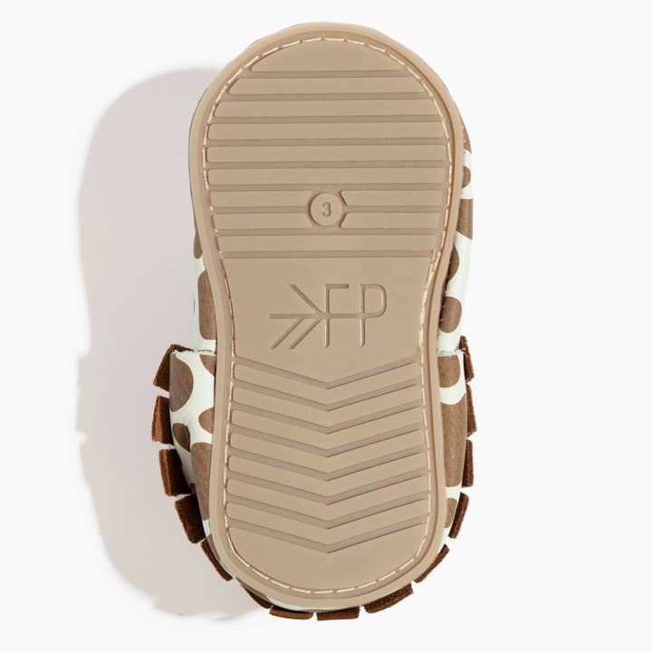 Freshly Picked - Wholesale Booties - Baby - Suede Cow Print Moccasin Baby Shoe7