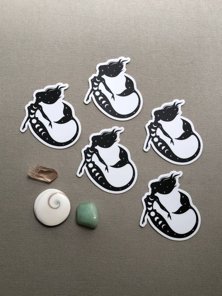 Vinilo adhesivo sirena cósmica para venta al por mayor de Wishcraft Goods