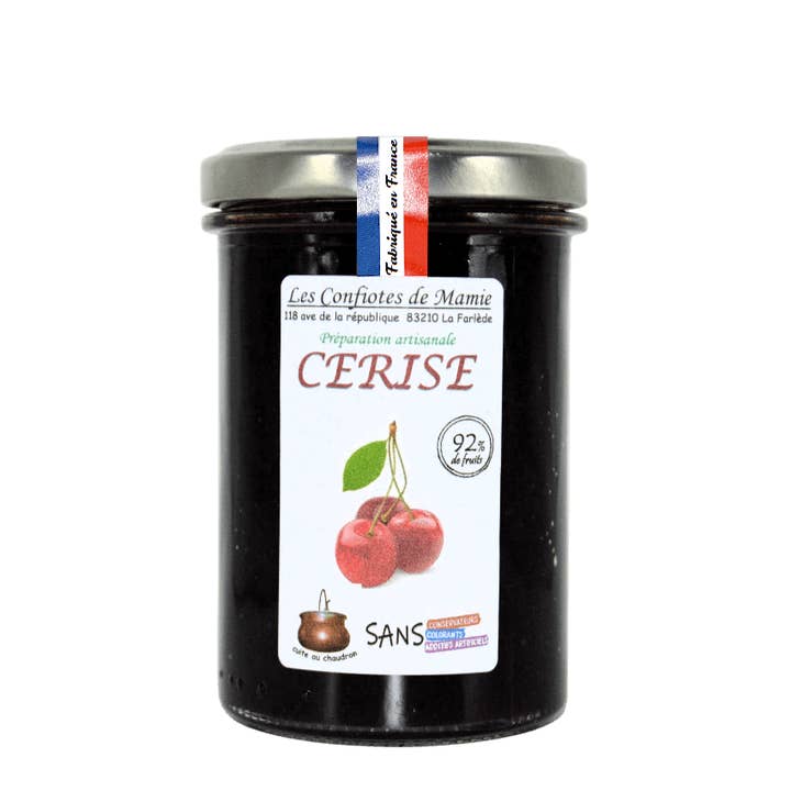 Cherry jam for wholesale by Les confiotes de mamie