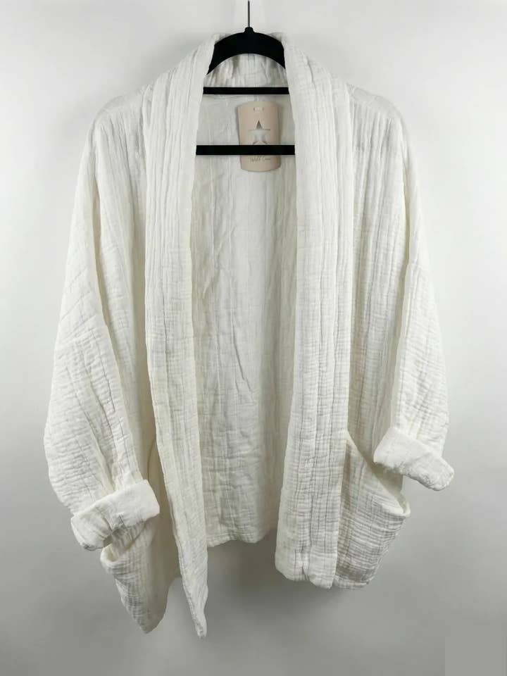 Mimi & Gogo - Vente Veste – femme - Veste Matelassée Coupe Kimono @5354_KimonoGaz29