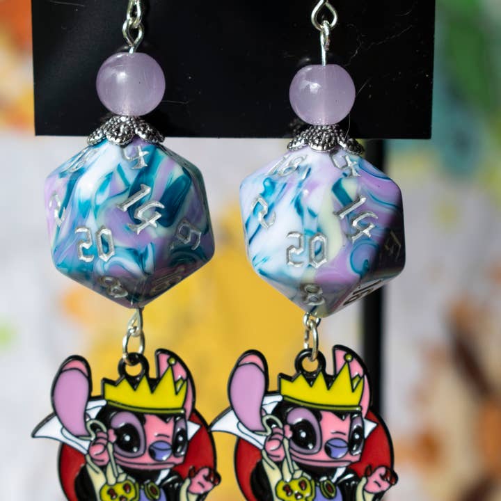 Melody's Menageries (Critical Crystals) - Wholesale Jewelry Set - Dice earring wholesale box34