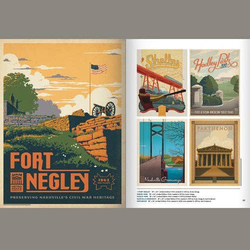 Anderson Design Group - Venta al por mayor Libro de arte y entretenimiento - Libro de tapa dura Spirit of Nashville de 128 páginas de S.O.N. (¡A la venta!)8