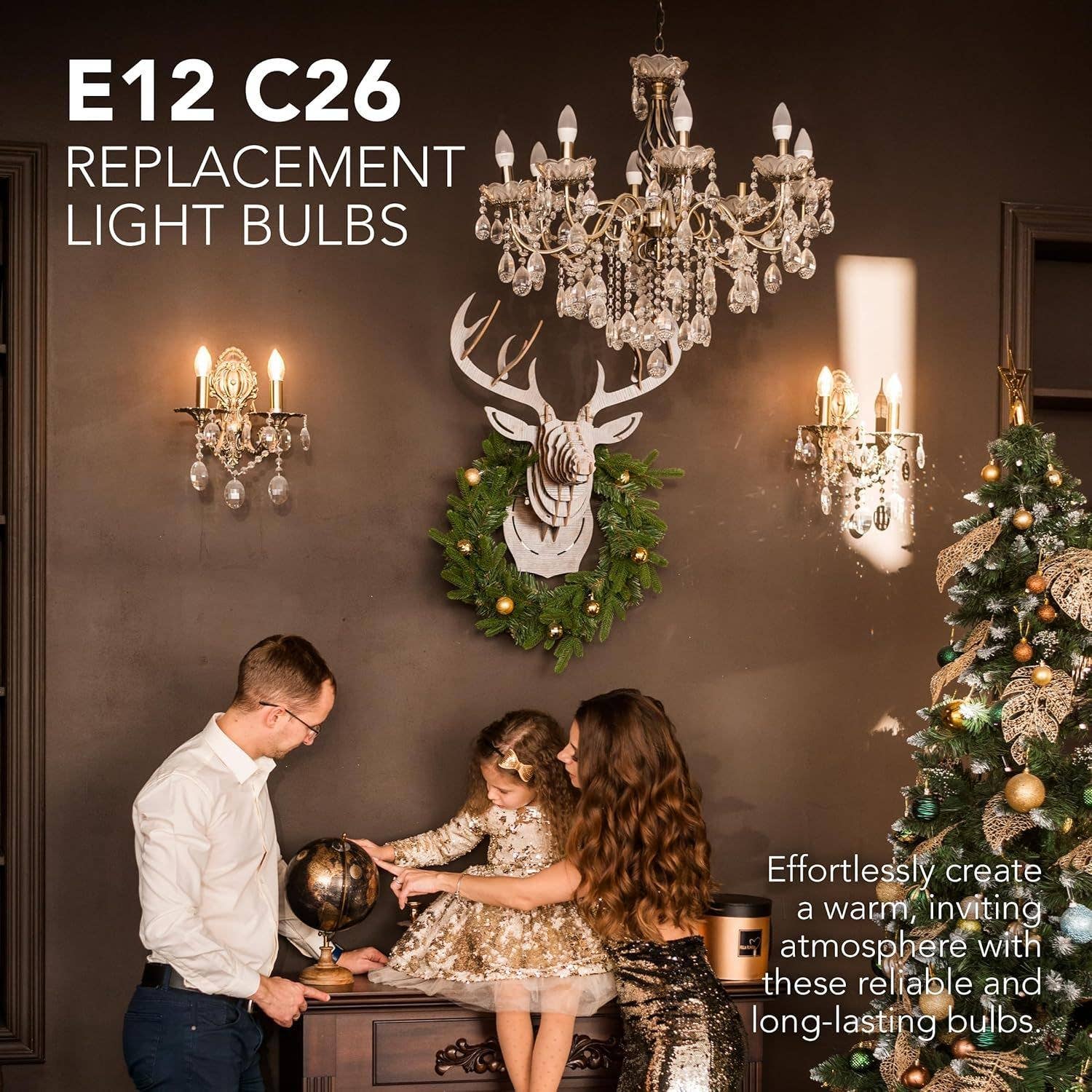 4E's Novelty - Vente Ampoule/spot - 4E's Lot de 12 ampoules de rechange E12 7W pointe torpille transparente4