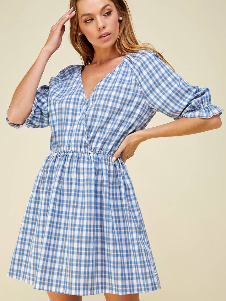 Mini abito scozzese per la vendita all'ingrosso da parte di épisode