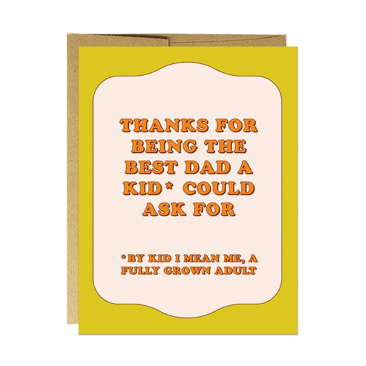 Best Dad | Father's Day Card for wholesale by Party Mountain Paper co.