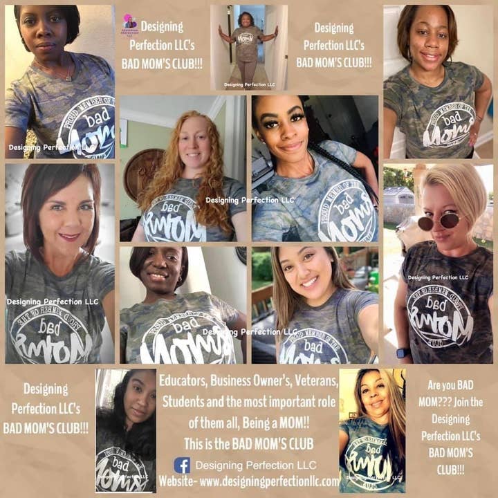 Exclusivité BAD MOM'S Club Designing Perfection (8) pour la vente par Designing Perfection LLC