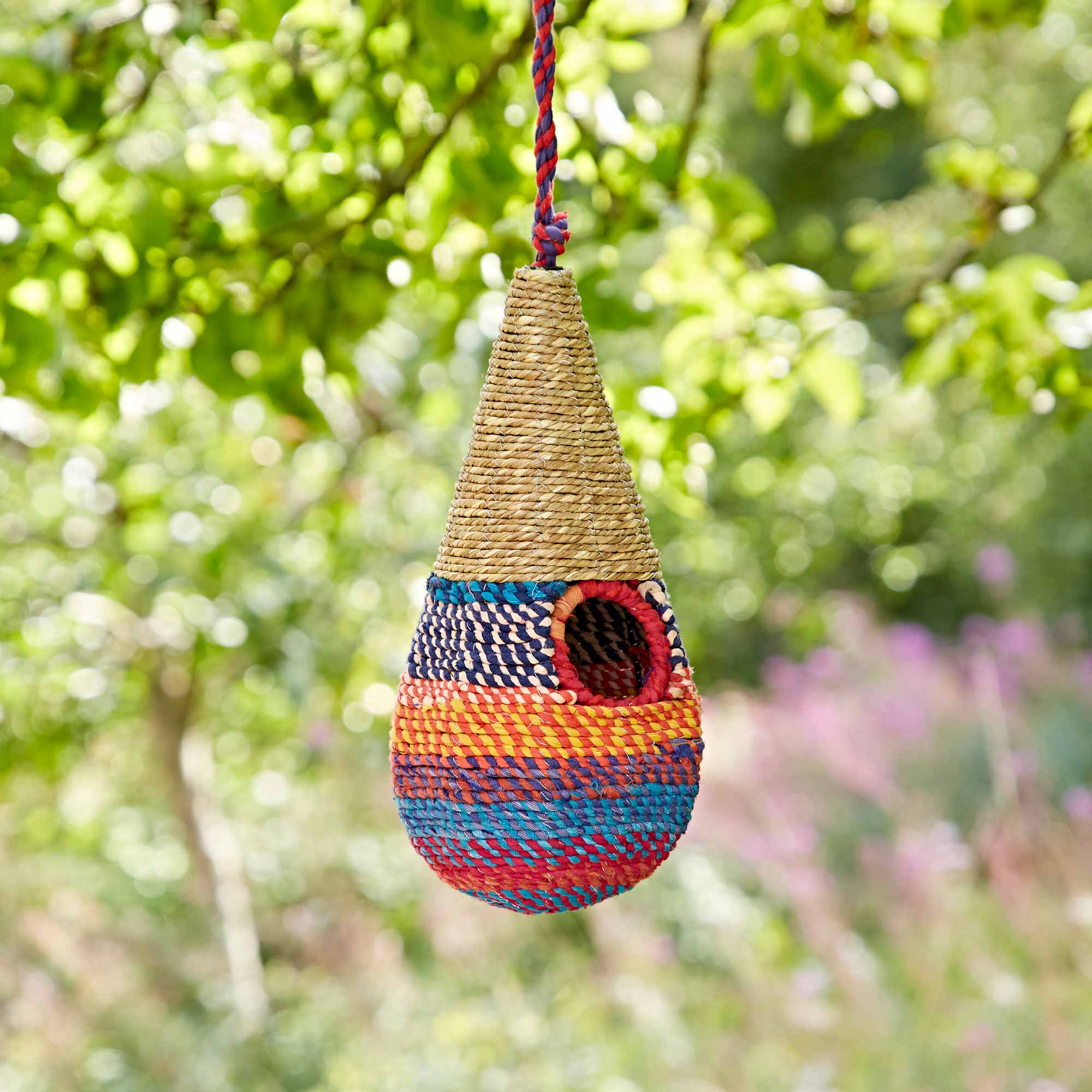 The Paper High Gift Company Limited - Wholesale Bird House - Teardrop Recycled Cotton Birdhouse - Handmade1