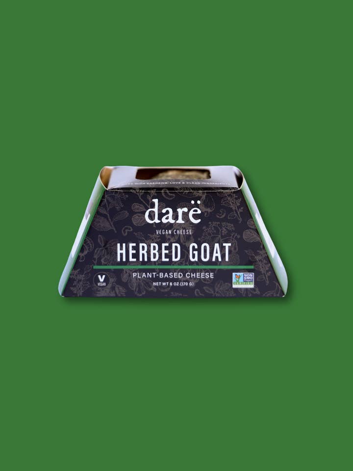 Herbed Goat Plant-Based Cheese for wholesale by Darë Vegan Cheese