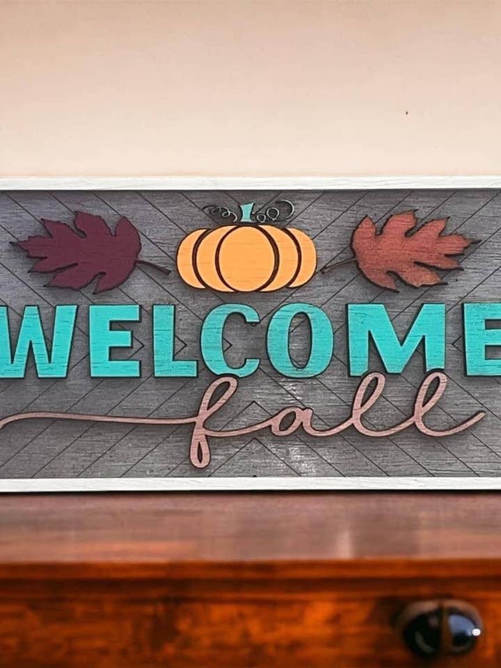 Cartelli decorativi autunnali per la casa per la vendita all'ingrosso da parte di P7 Creations