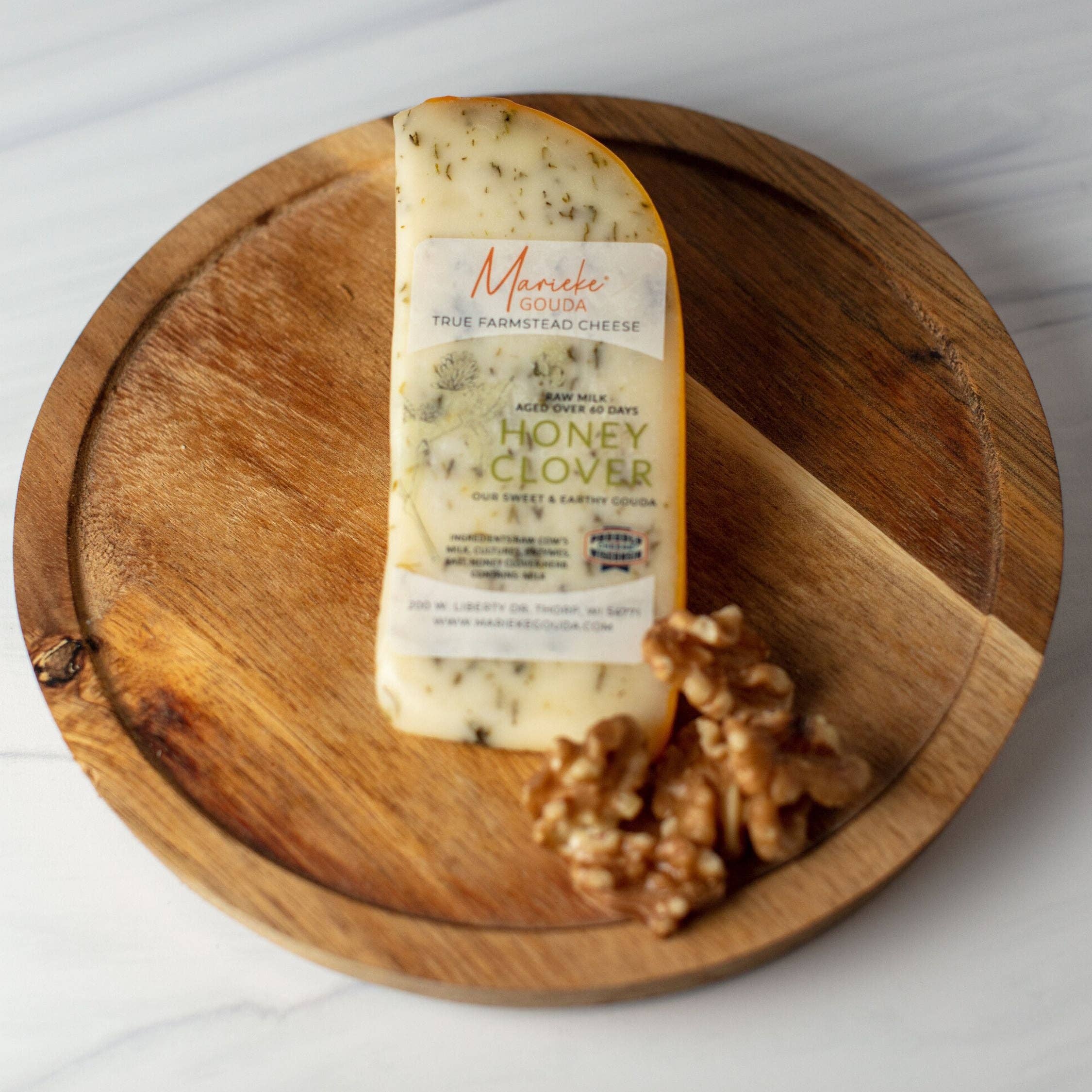 Marieke Gouda - Wholesale Cheese - Honey Clover, 4lb Pre-Cut Case - Marieke® Gouda