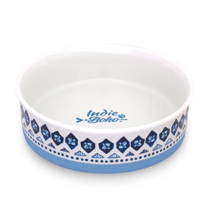 Indie Boho - Wholesale Pet bowl – Cat/dog - Noosa Nights - Designer Dog Bowls3