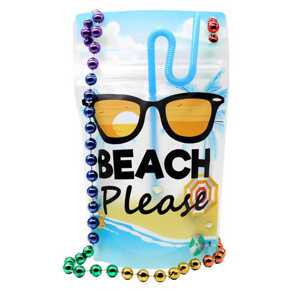 NeckSip – Großhandel Strandzubehör – Strand Please — tragbare Getränkebeutel (12 oz | 2 Stück)9