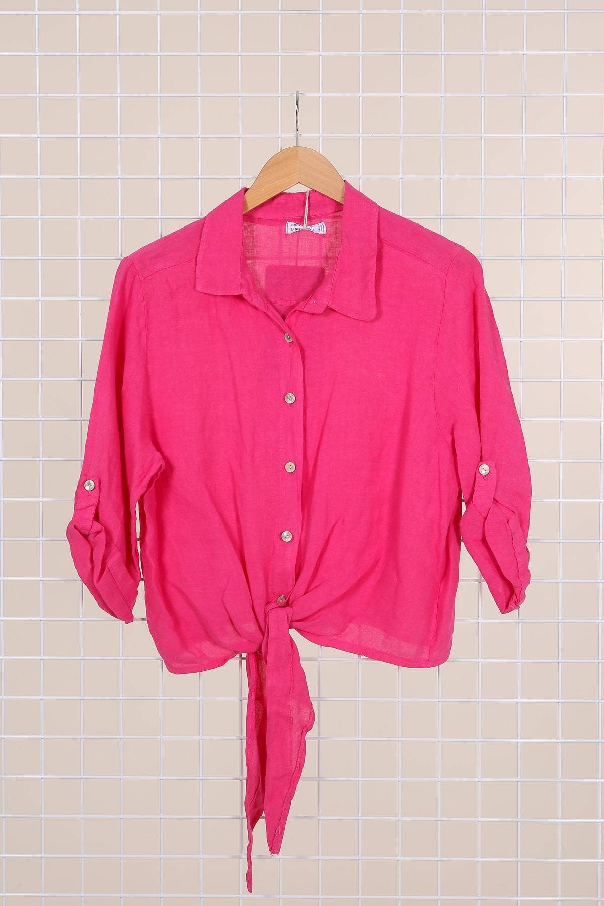 LINEN & COTTON HOUSE - Wholesale Button Down Shirt - Women's - 6228 100% LINEN SHIRT 9