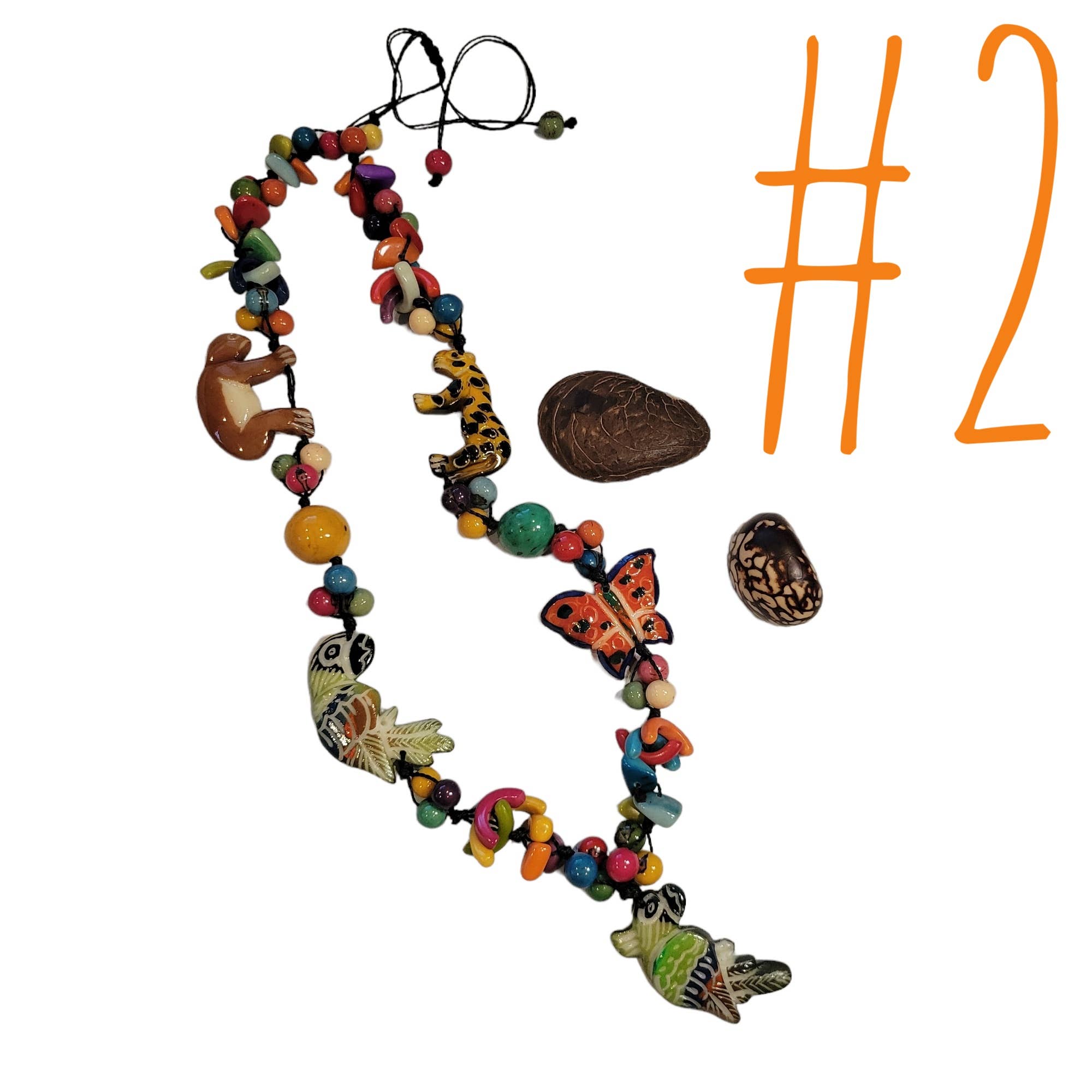 Organic jewelry by Allie – Colar pingente/pendente por atacado – Colar fauna e papagaios de selva da floresta tropical12