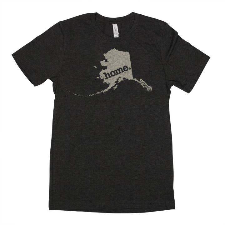Alaska - home. Men’s Unisex T-Shirt for wholesale by Home State Apparel