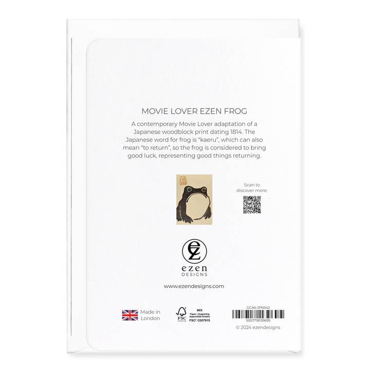 Ezen Trade – wholesale Everyday greeting card – MOVIE LOVER EZEN FROG: Greeting Card1