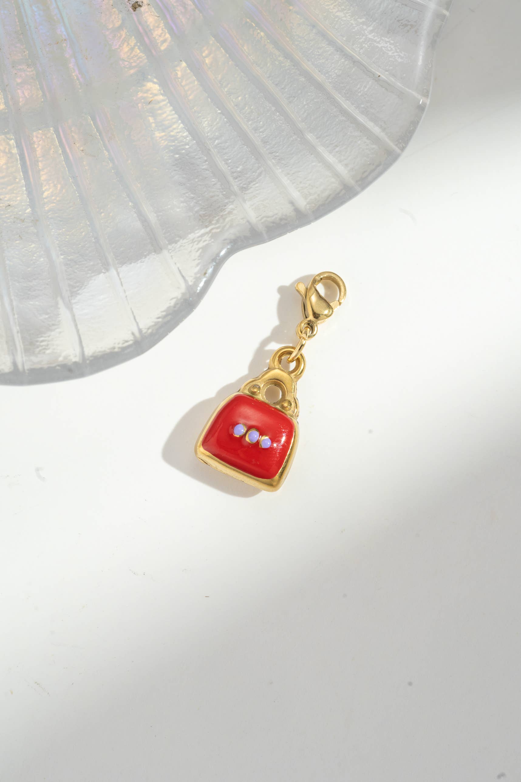 COSMOS – wholesale Individual charm/pendant – Set of 9 Original Fruit Charms Pendants Stainless Steel8