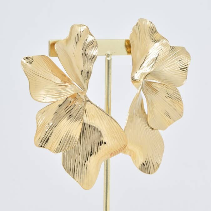 Blomsterøreringe i rustfrit stål - BO100452 for engroshandel hos Kapyco