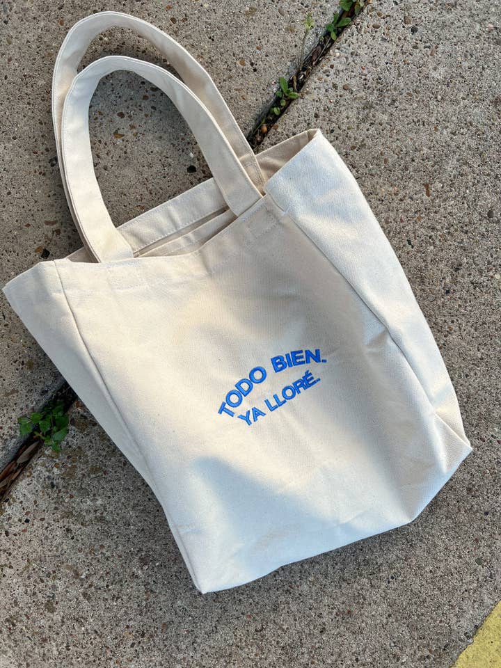 Todo Bien Tote Bag for wholesale by Jen Zeano Designs