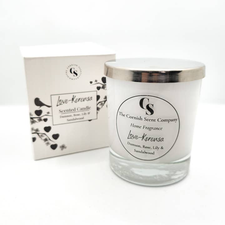 The Cornish Scent Company - Wholesale Jar/Filled Candle - Premium double wick candle Love
