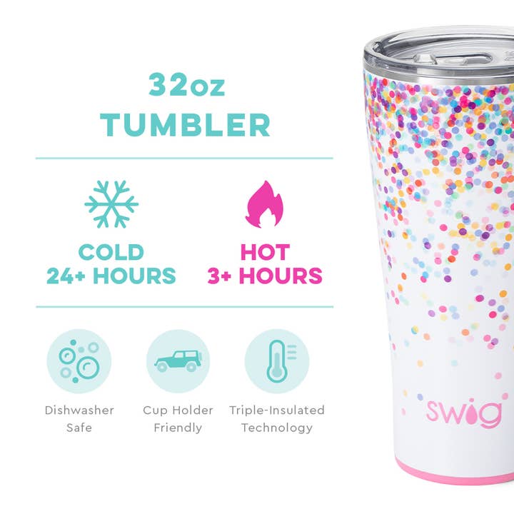Swig Life - Wholesale Insulated Mug/Tumbler - Confetti Tumbler (32oz)2