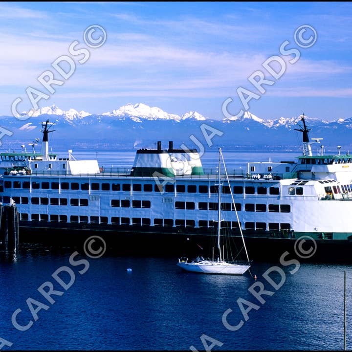 1016 - Färja vid bryggan för wholesale av Aqua Cards