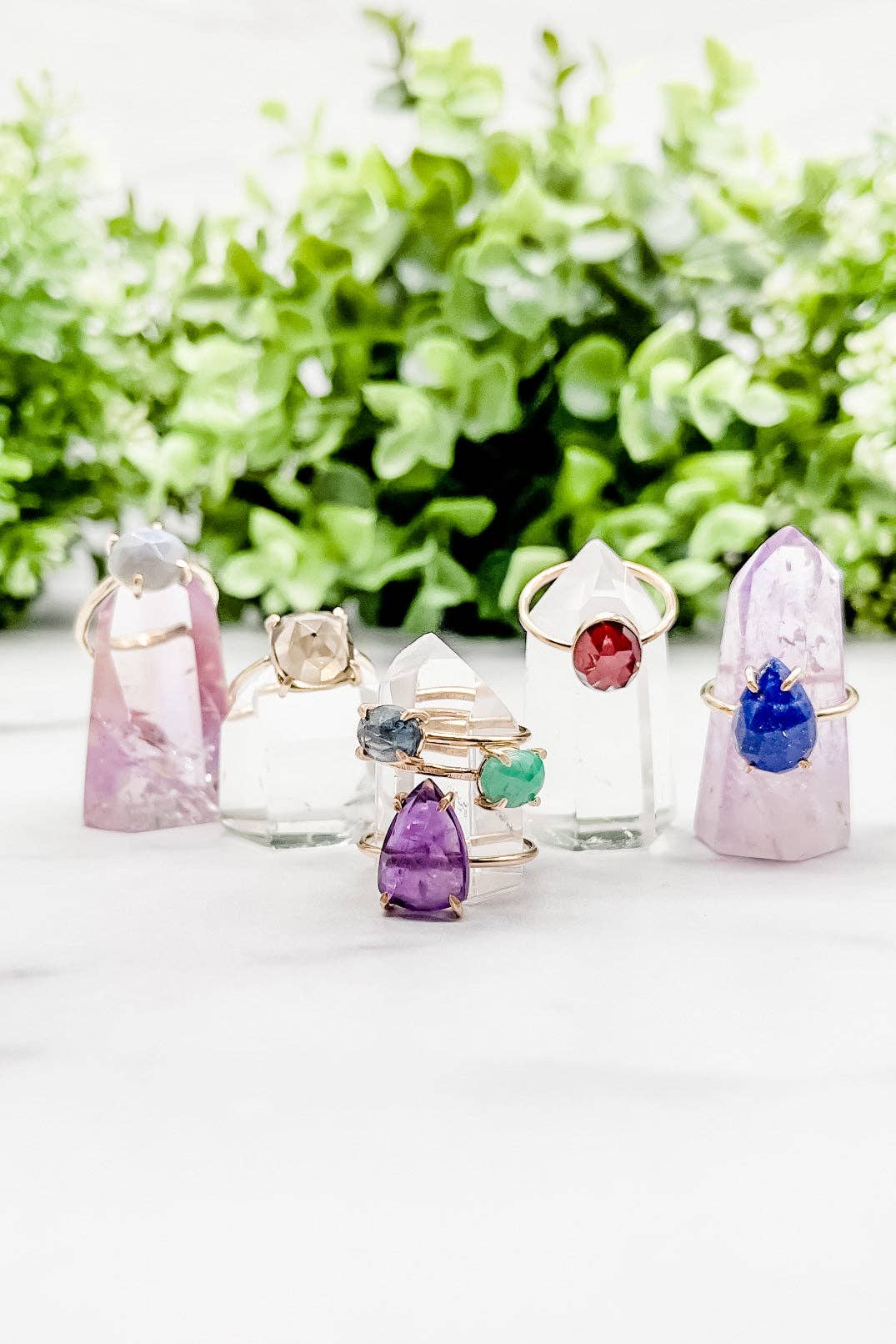 Simply Chic Jewelry - Wholesale Single Stone/Solitaire Ring - Garnet Oval Ring5