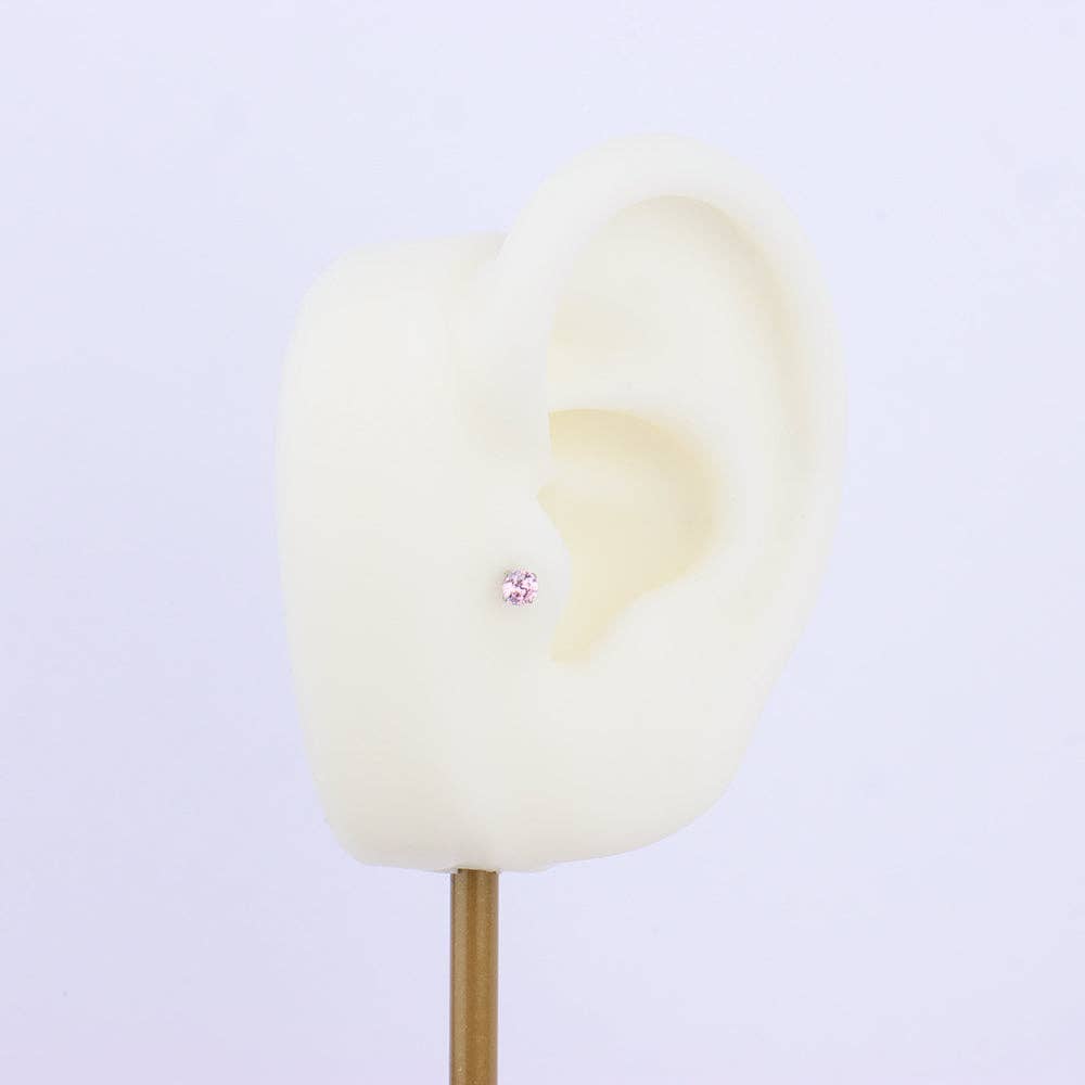 oumo jewelry - Wholesale Stud/Post Earrings - Titanium Gemstones Stud2