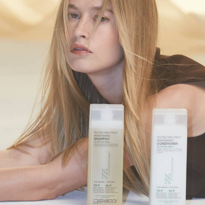 Giovanni Cosmetics - Wholesale Hair Conditioner - Eco Chic® Tea Tree Triple Treat™ Invigorating Cond 8.5oz1