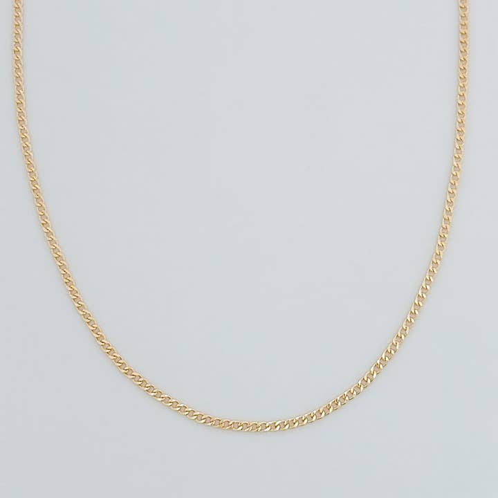 Collier Chaîne Plate Romy pour la vente par LE Sensor