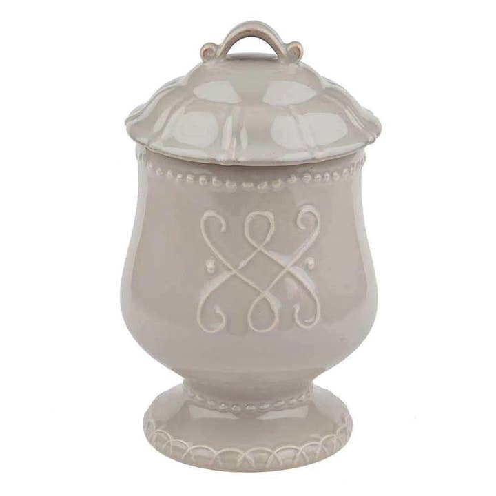 Historia Large Canister Greystone for wholesale by Skyros Designs