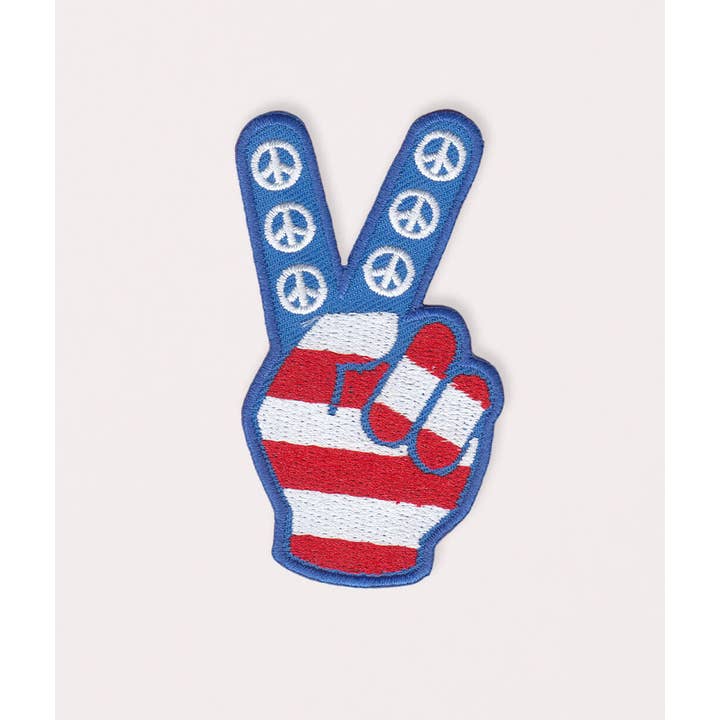 Soul Flower - Vendita all'ingrosso Toppe - Toppa termoadesiva "Pace in America" - Toppa della Pace1