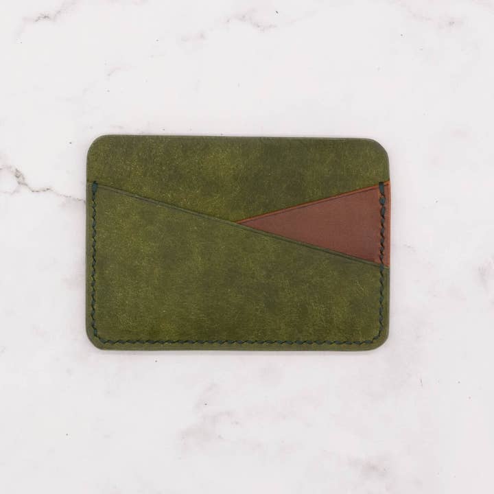 Colorblock Mountain Top Four-Pocket Card Case Wallet for wholesale by Arbor Trading Post