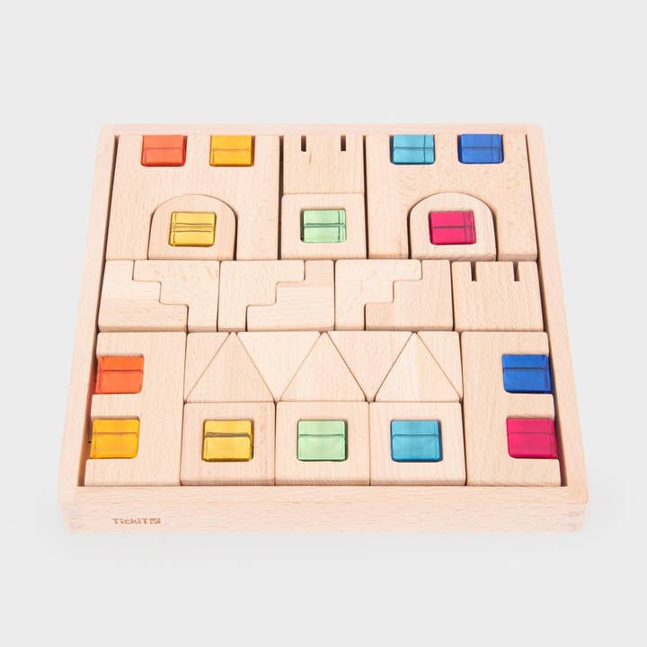 Commotion (Europe) BV - Wholesale Blocks - Kids Baby - Wooden Building Gem Blocks - Pk400