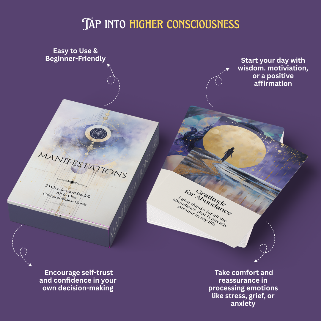 Designs by Deekay Inc. - Vente Cartes de tarot - Jeu de cartes d'oracle Manifestations1