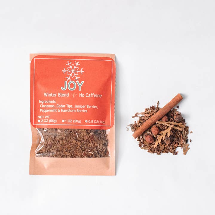 The Blue Yogi - Venta al por mayor Tés a granel - Joy Winter Blend Tea con té suelto de canela y menta