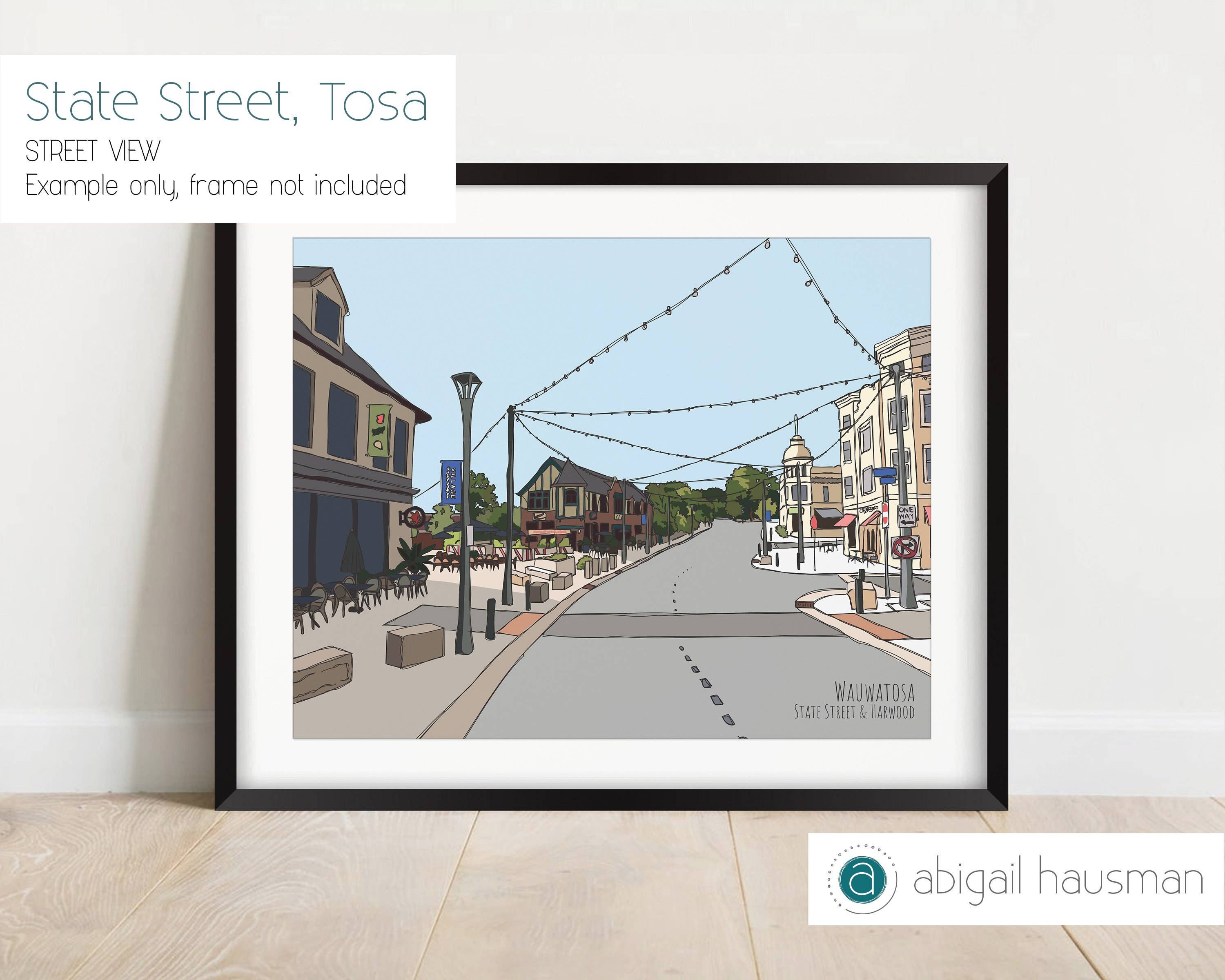 abigail hausman design & illustration - Wholesale Art Print - Wauwatosa 11x14 Prints (Variety of Designs)2