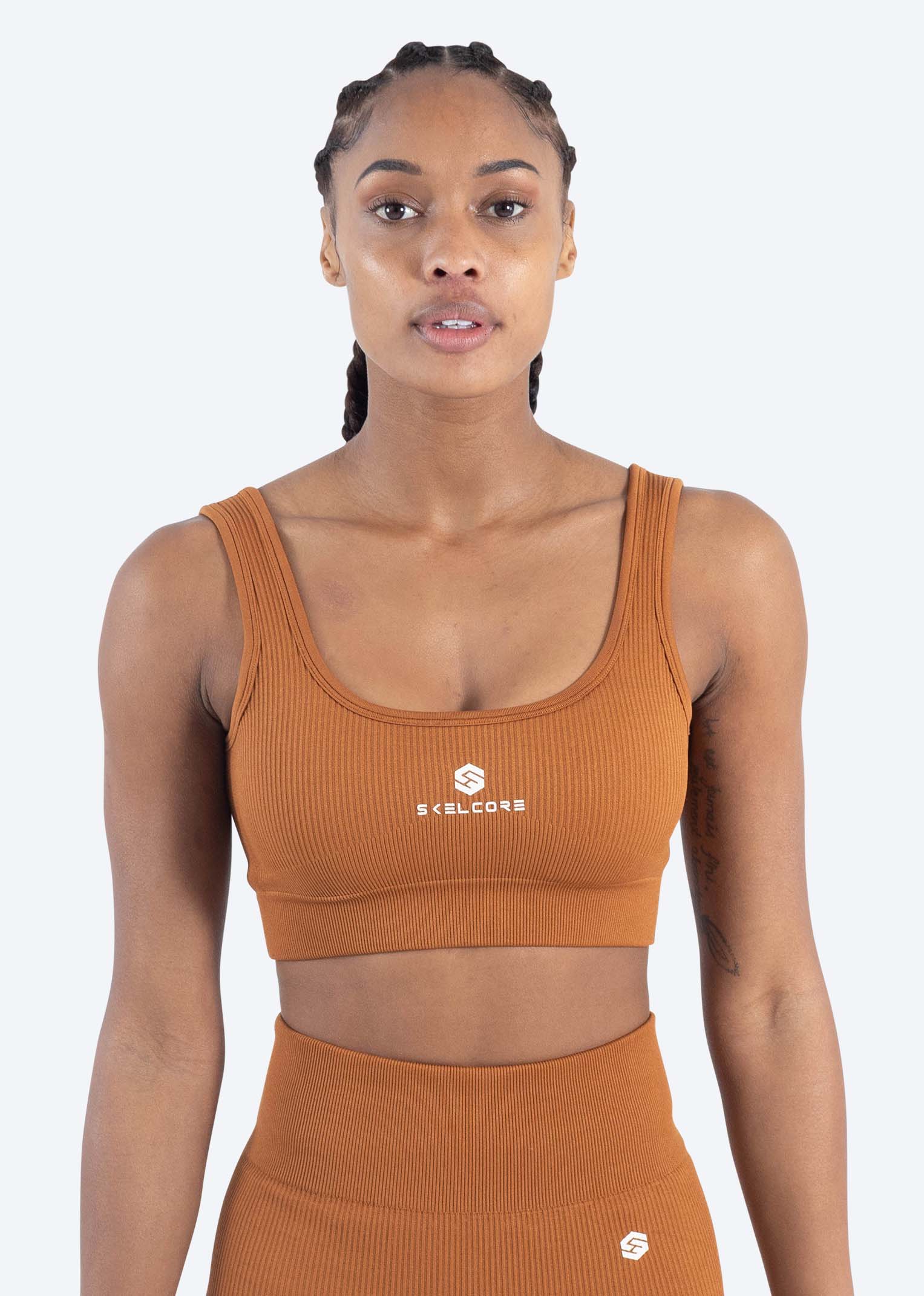 Skelcore - Wholesale Sports Bra - Women's - Skelcore Women's Seamless Classic Ribbed Sports Bra3