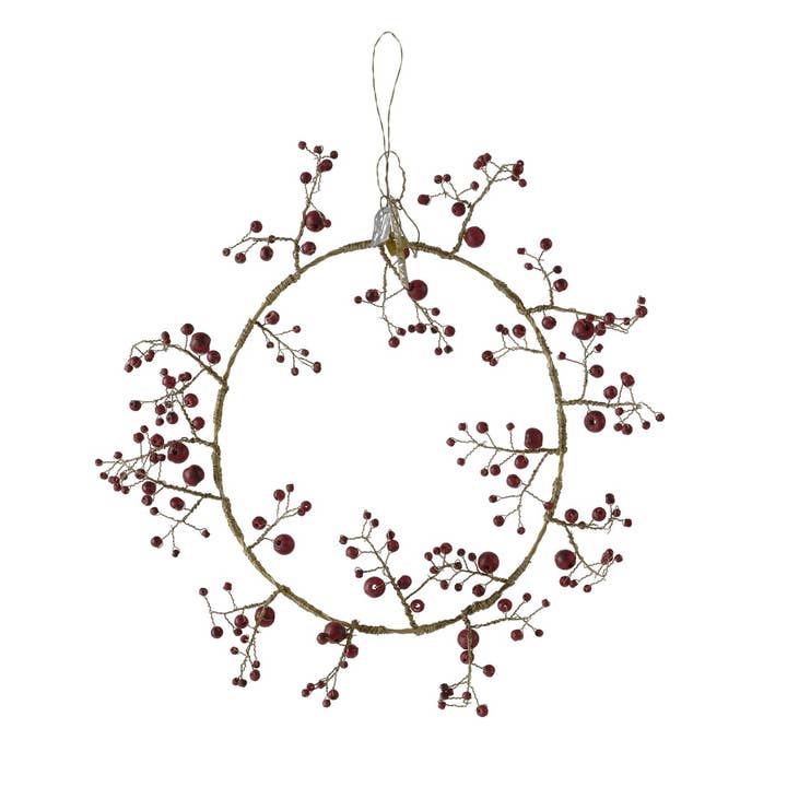 Krans met rode bessen voor wholesale door Walther & Co.