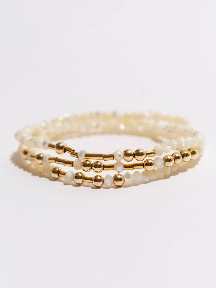 You Are Enough Wired Triple Stack for wholesale by Narrative Jewelry