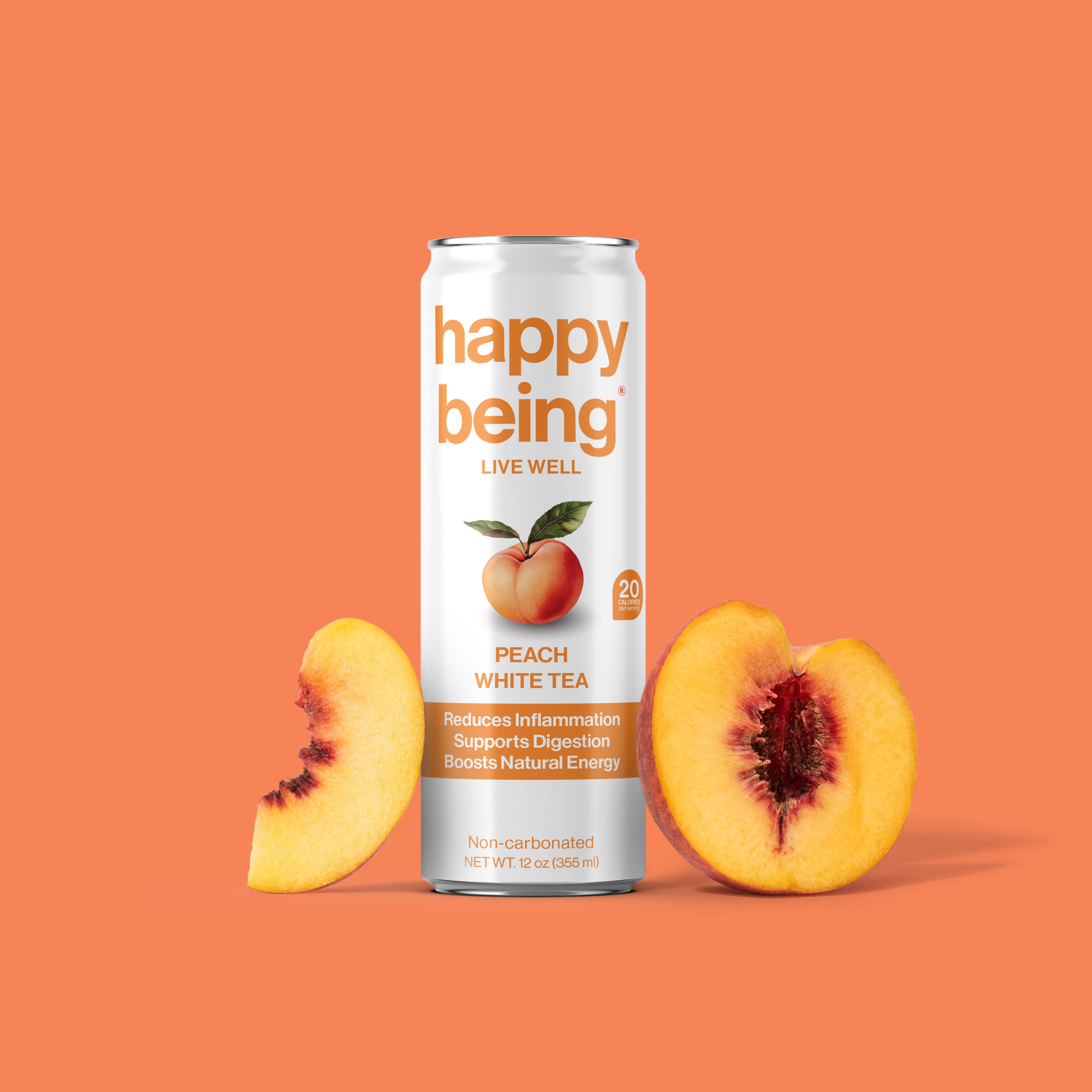 Happy Being - Wholesale Iced Tea - 16 Pack Peach3