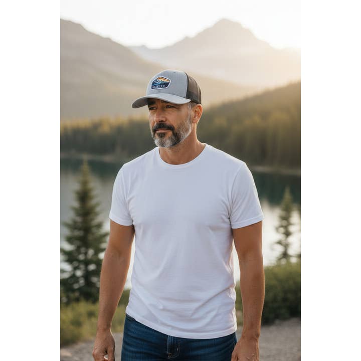 PNW Apparel - Vente Casquette de camionneur – unisexe - Casquette Snapback du parc national des Glaciers15