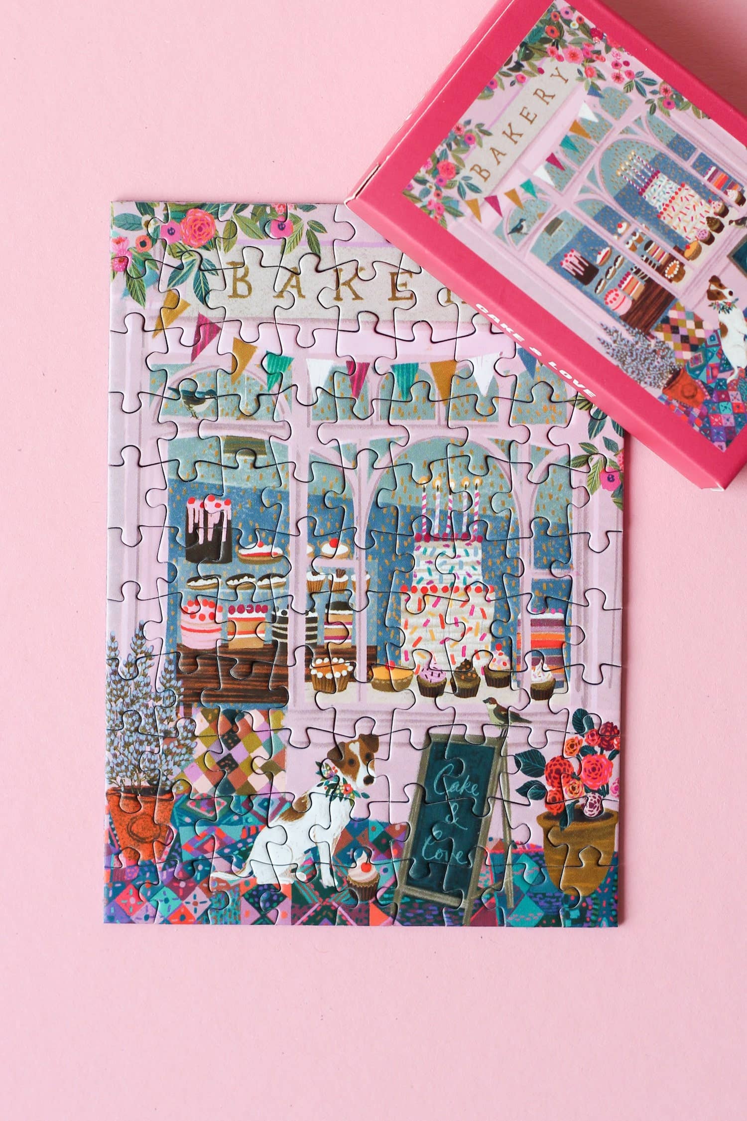 Piecely Puzzles - Vente Puzzle – adulte - Mini-puzzle Cake & Love, 99 pièces3