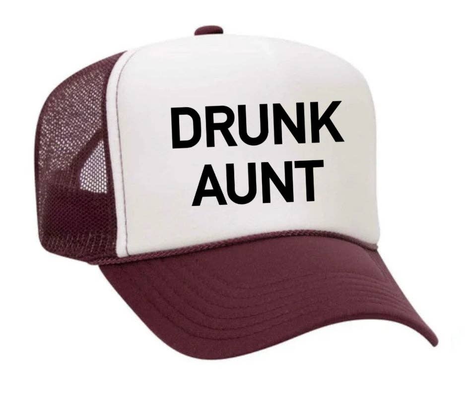 Inappropriate Trucker Hats - Wholesale Trucker Hat - Women's - Drunk Aunt Trucker Hat1