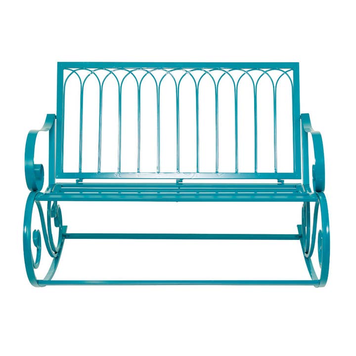 A-29071: METAL ROCKING BENCH 49"W, 37"H for wholesale by Import Corner