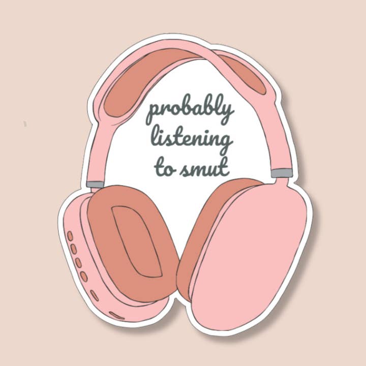 Provavelmente a Ouvir Smut | Autocolante por atacado de Pretty Pages