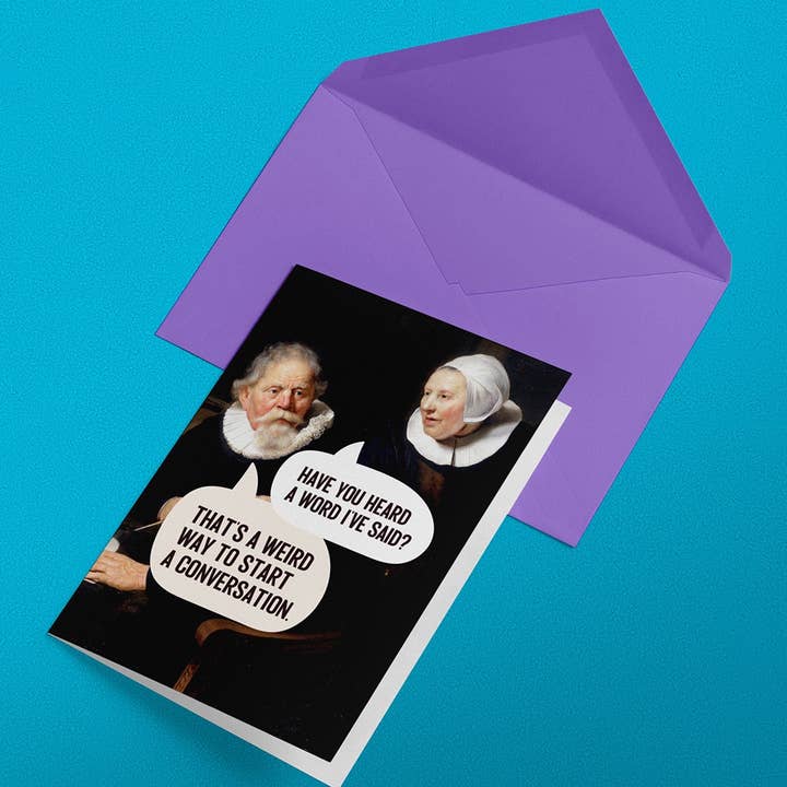 Squirrel Friend Gifts - Wholesale Anniversary Card - Favorite Conversationalist - Funny Anniversary Card