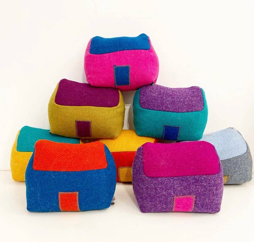 Studio Sunart – Engroshandel Dørstopper – Harris Tweed Bothy Dørstopper0