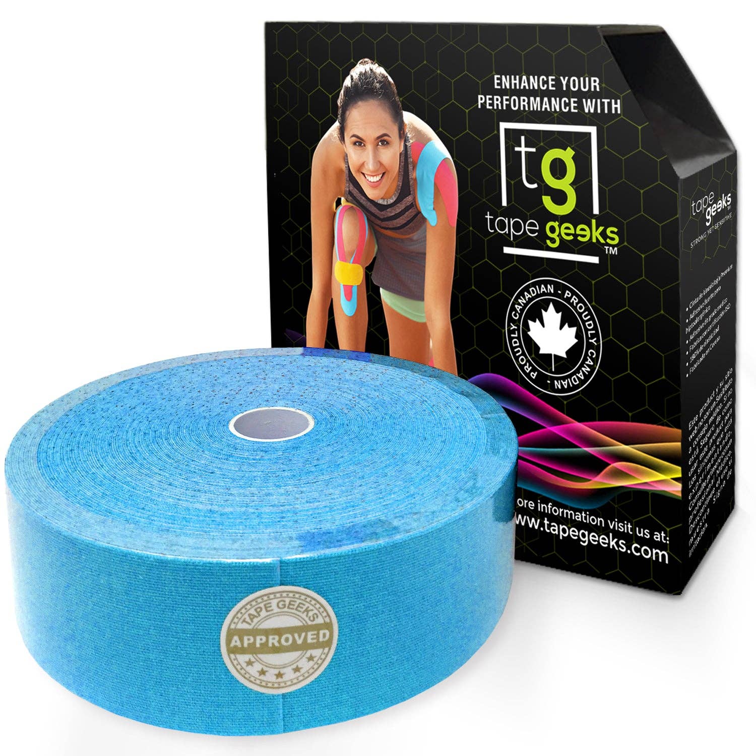 Tape Geeks - Wholesale Sports & Outdoor - 2” TG Kinesiology Tape Bulk Roll6