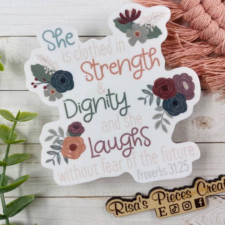 Proverbs 31 Sticker for wholesale by Risa’s Pieces Creations